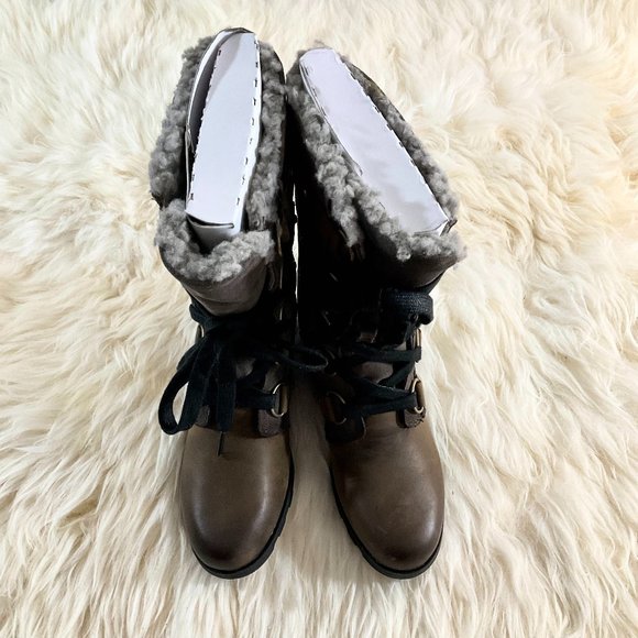 NWB Sorel Women's Emelie Lace Up Mid-Calf Waterproof Leather Boot - Sz 6.5US - Picture 11 of 13